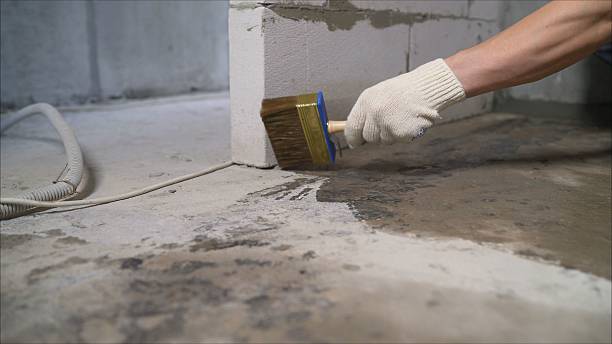 SJ Waterproofing Pros Interior Drainage System coverage map for Bloomfield, IN and surrounding area